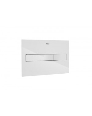 Roca RE890196000 Slendra In-Wall PL2 DUAL (ONE) - Dual flush operating plate for concealed cistern, White