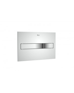 Roca RE890196001 Slendra In-Wall PL2 DUAL (ONE) - Dual flush operating plate for concealed cistern, Chrome