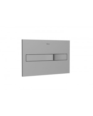 Roca RE890196002 Slendra In-Wall PL2 DUAL (ONE) - Dual flush operating plate for concealed cistern, Grey