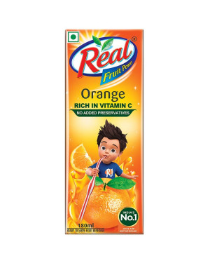 Dabur Real Fruit Power Orange 180Ml
