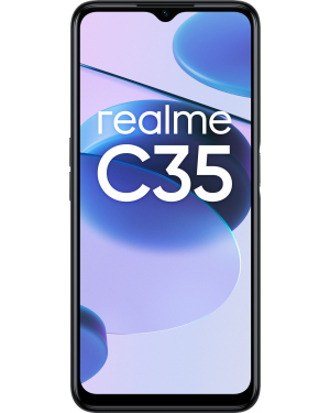 Realme C35, 4GB RAM, 64GB Storage Glowing Black