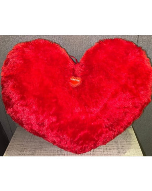 Red Heart Cushion Pillow 16 Inch