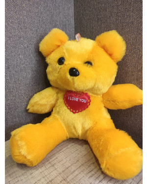 Yellow Teddy Bear Cute Love Gift Toys 9 Inch 