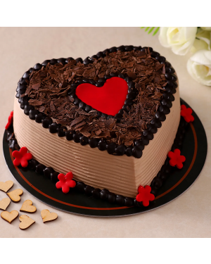 Choco Heart Valentine's Cake1 Pound