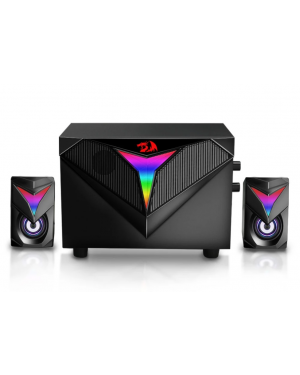 Redragon GS700 Toccata gaming speakers aux 3.5mm stereo surround music RGB 2.1 heavy bass sound bar