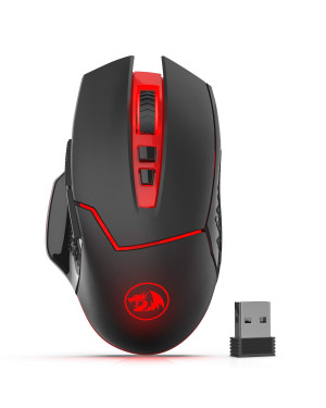 Redragon M690-1 Wireless Gaming Mouse with dpi Shifting, 2 Side Buttons, 2400 dpi, Ergonomic Design, 7 Buttons