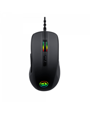 Redragon M718-RGB Optical Gaming Mouse RGB LED Backlit Wired MMO PC Gaming Mouse, Ambidextrous High-Precision Programmable Computer Mouse with 5 RGB Backlight Modes up to 10000 DPI via Software