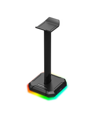 Redragon Scepter PRO HA300 with 10 RGB Lighting Modes and 4 USB Ports Tabletop Headphone Stand