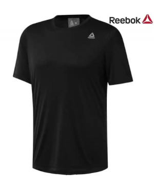 Reebok Run Essentials Black T-Shirt Men DU4281