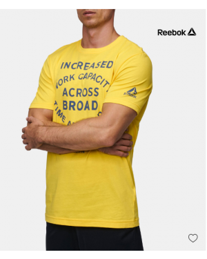 Reebok Increased Work Yellow T-Shirt Men BR0709