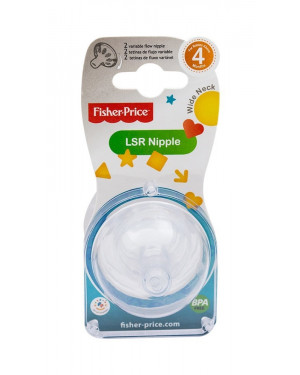 Fisher Price Wide Neck Nipple (Set of 2)
