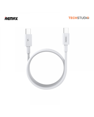 Remax Marlik Series PD 100W Fast Charging 2m Cable RC-183c C-C -White| PD Fast Charging | Smart Chip Control | 480Mbps High Transmission Speed