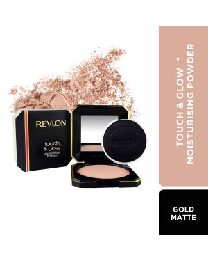 Revlon Touch & Glow Compact Powder (Gold Matte) 12gm