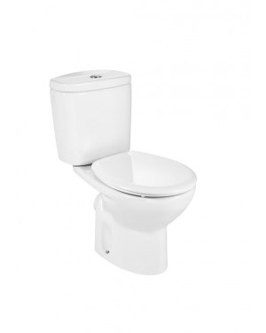 Roca RS342395460 Victoria Vitreous china close-coupled WC with horizontal outlet