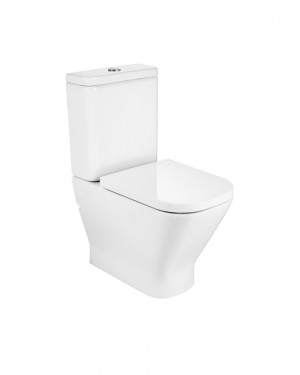 Roca RS34273700H The Gap Square Compact back to wall vitreous china Rimless close-coupled WC with dual outlet