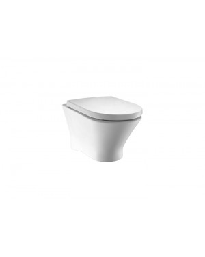 Roca RS34664L000 Nexo Vitreous china Rimless wall-hung WC with Horizontal Outlet
