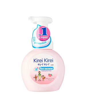 Kirei Kirei Lion AntiBacterial Foaming Hand Wash Moisturizing Peach 250ml