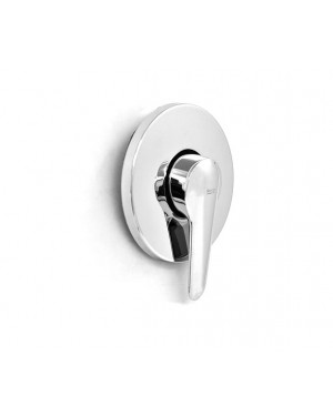 Roca Nuba Concealed Shower Mixer Built-in Bath or Shower Mixer Chrome-RT5A2297CA1
