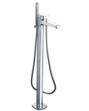 Roca RT5A2720C0N Escuadra Free-standing bath-shower mixer with automatic diverter