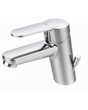 Roca Victoria L Basin Mixer With Lateral Metal Pop-up Waste-RT5A3K25C00