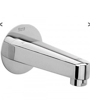 Roca 170 Mm Wall Spout With Diverter Flange Chrome-RT9041CA1