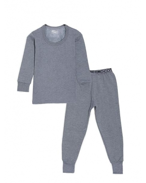 Rupa Thermacot Agni Round Neck Full Sleeve Thermal Set For Boys - 50cm