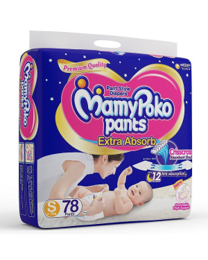 Mamy Poko Small Size Baby Diapers 78 Count