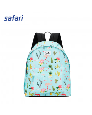 Safari Genie Flamenco Backpack 14 inch | One Compartment | Front Pocket | Side Pocket | Laptop Compatible