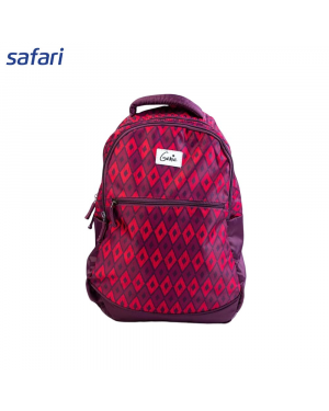 Safari Genie Gypsy Backpack 17 Inch | 2 Compartment | Front Pocket | File Holder | Side Pocket