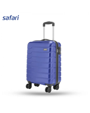 Safari Ozone 8 Wheels Hard Luggage (Small) | 100% Polycarbonate Shell | Fixed Combination Lock | Color- Midnight Blue
