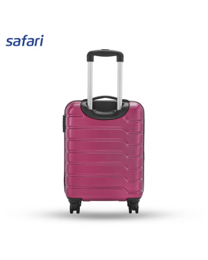 Safari Ozone 8 Wheels Hard Luggage (Large) | 100% Polycarbonate Shell | Fixed Combination Lock | Color- Wine Red