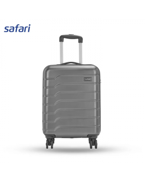 Safari Ozone 8 Wheels Hard Luggage (Small) | 100% Polycarbonate Shell | Fixed Combination Lock | Color- Gunmetal