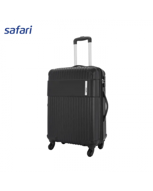 Safari Stealth 4 Wheels Hard Luggage (Small) | 100% Polycarbonate Shell | Fixed Combination Lock 