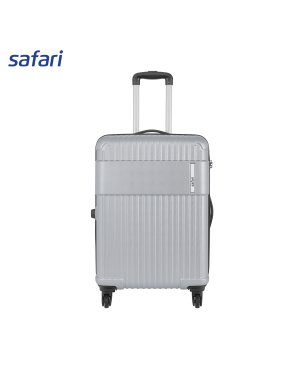 Safari Stealth 4 Wheels Hard Luggage (Small) | 100% Polycarbonate Shell | Fixed Combination Lock 