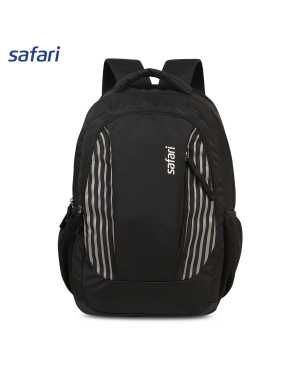 Safari Tint Backpack 19 Inch | 3 Compartment | Laptop Compartment | Front Storage Pocket | Mesh Padding | Mesh Pockets | Color Black
