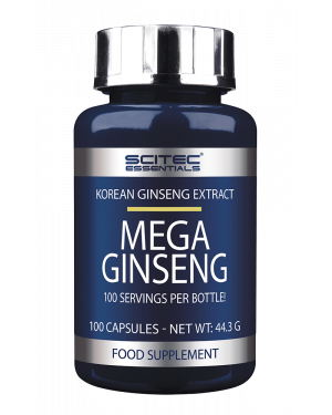 Scitec Nutrition Mega Ginseng | Korean Ginseng Extract – 100 Capsules
