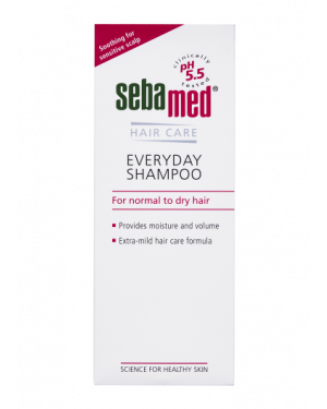  Sebamed Everyday Shampoo,200ml|PH 5.5|Normal To Dry Hair| Extra Mild Formula|Gives Moisture & Volume