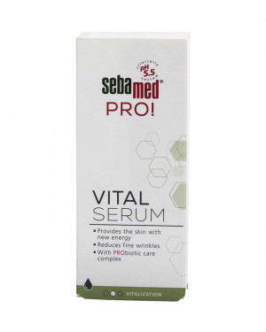 Sebamed PRO! Vital Serum - Probiotic Care Complex with Hyaluronic Acid and Bengali Coffee Leaf Extract - Prevents Wrinkle Formation and Supports Collagen Synthesis