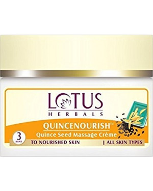 Lotus Herbal Quincenourish Quince Seed Nourishment Massage Cream 50g
