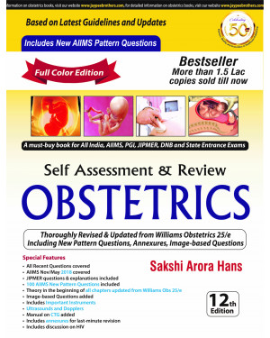 SELF ASSESSMENT & REVIEW OBSTETRICS 12TH EDITION 2019 BY SAKSHI ARORA HANS