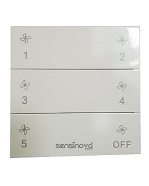 Sensinova SN-KS6FAN (6 Switch Wireless Kinetic Energy Switch to Control Fan Speed)