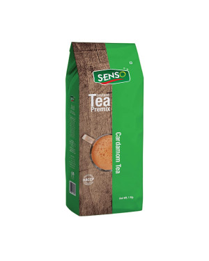 Senso Cardamom Instant Tea Premix 1 kg Pack, Strong Chai, Rich in Healthy Premium Powder tea premix, Elaichi chai 100% Natural Tea Cardamom | No Additives | Vending Machine Chai | Readymade Tea