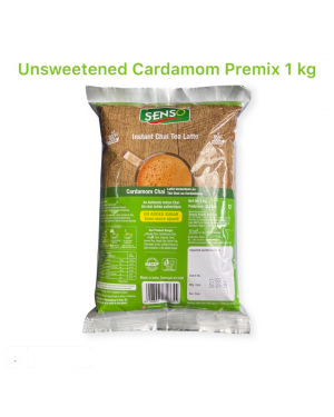 Senso Cardamom Tea Unsweetened Sachets - Chai Premix - No Sugar 1kg
