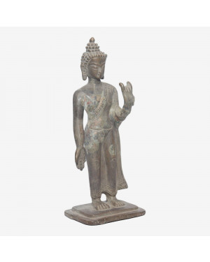 Seven Chakra Handicraft -Standing Maitri Buddha Antique Statue 20 cm 1.250 kg