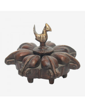 Seven Chakra Handicraft - Large Sized Tika Box 10 cm 580 g