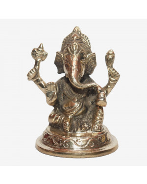 Seven Chakra Handicraft - Lord Ganesh Statue 8 cm 350 g