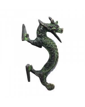 Seven Chakra Handicraft -Size Dragon Design Door Handle 15cm