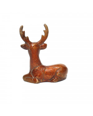 Seven Chakra Handicraft - 6cm size Deer Left sided Statue
