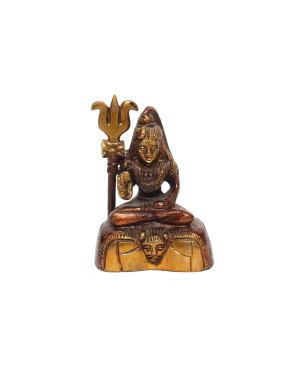 Seven Chakra Handicraft - 8cm Size Shiva Statue