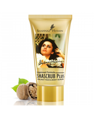 Shahnaz Husain Shascrub Plus - Walnut Face & Body Scrub 40 Gms.